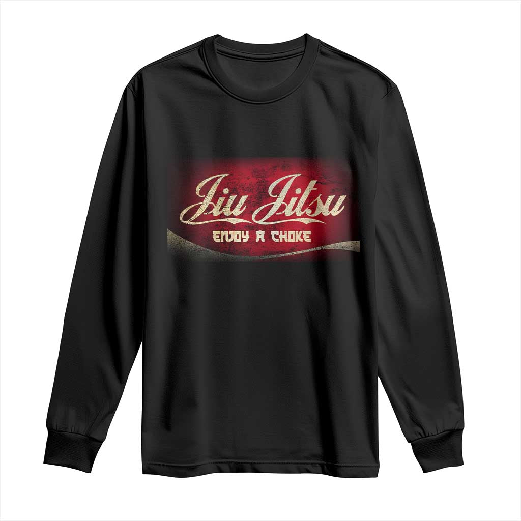 Funny Brazilian Jiu Jitsu Long Sleeve Shirt BJJ Tactical Hugging Choke Jiujitsu Martial Arts - Wonder Print Shop