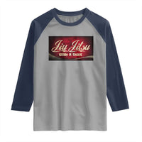 Funny Brazilian Jiu Jitsu Raglan Shirt BJJ Tactical Hugging Choke Jiujitsu Martial Arts - Wonder Print Shop