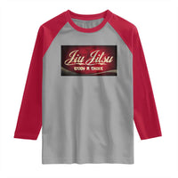 Funny Brazilian Jiu Jitsu Raglan Shirt BJJ Tactical Hugging Choke Jiujitsu Martial Arts - Wonder Print Shop