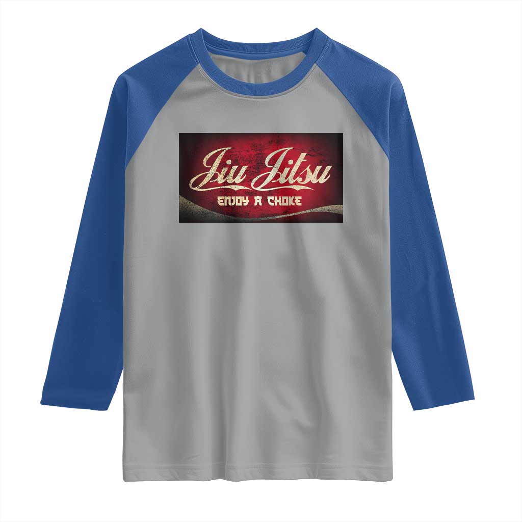 Funny Brazilian Jiu Jitsu Raglan Shirt BJJ Tactical Hugging Choke Jiujitsu Martial Arts - Wonder Print Shop