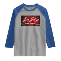 Funny Brazilian Jiu Jitsu Raglan Shirt BJJ Tactical Hugging Choke Jiujitsu Martial Arts - Wonder Print Shop