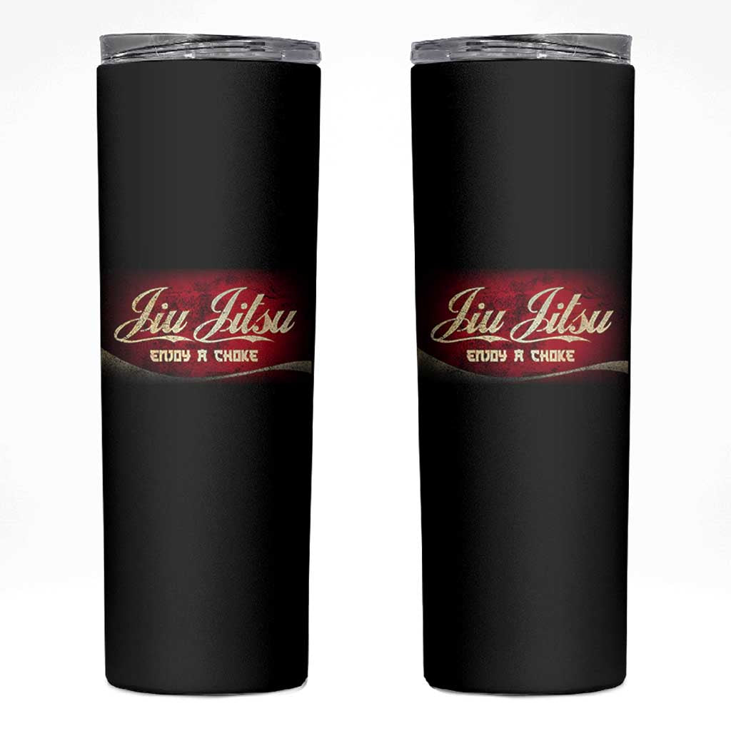 Funny Brazilian Jiu Jitsu Skinny Tumbler BJJ Tactical Hugging Choke Jiujitsu Martial Arts - Wonder Print Shop