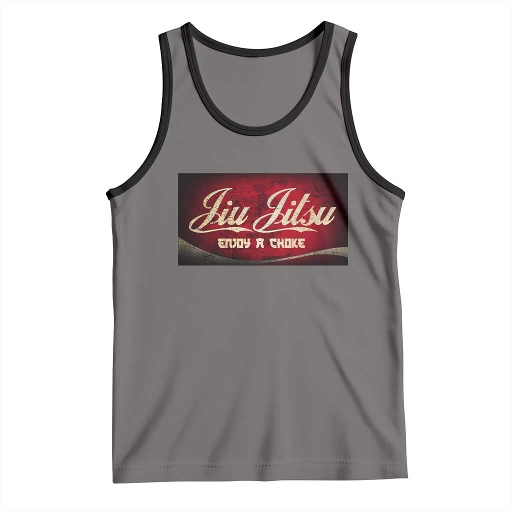 Funny Brazilian Jiu Jitsu Tank Top BJJ Tactical Hugging Choke Jiujitsu Martial Arts - Wonder Print Shop