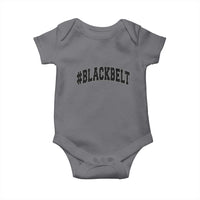 Martial Arts Karate Black Belt Baby Onesie Retro Varsity Vintage - Wonder Print Shop