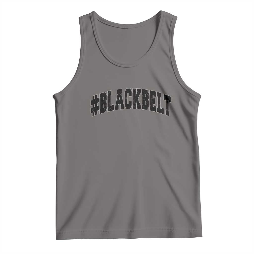 Martial Arts Karate Black Belt Tank Top Retro Varsity Vintage - Wonder Print Shop