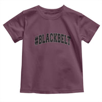 Martial Arts Karate Black Belt Toddler T Shirt Retro Varsity Vintage - Wonder Print Shop
