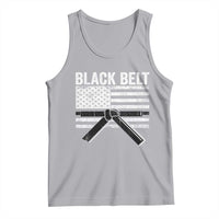 Martial Arts Karate Black Belt Tank Top Retro Vintage American Flag - Wonder Print Shop