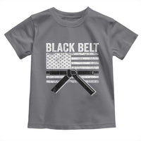 Martial Arts Karate Black Belt Toddler T Shirt Retro Vintage American Flag - Wonder Print Shop