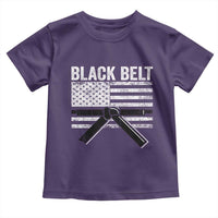 Martial Arts Karate Black Belt Toddler T Shirt Retro Vintage American Flag - Wonder Print Shop