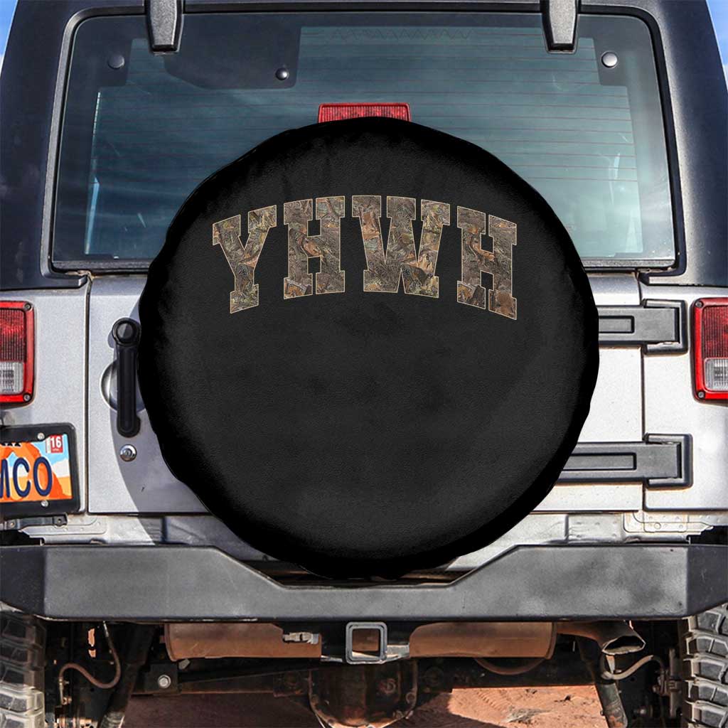 Camo YHWH Spare Tire Cover Christianity Jesus Preppy Christian Faith Bible Verse - Wonder Print Shop