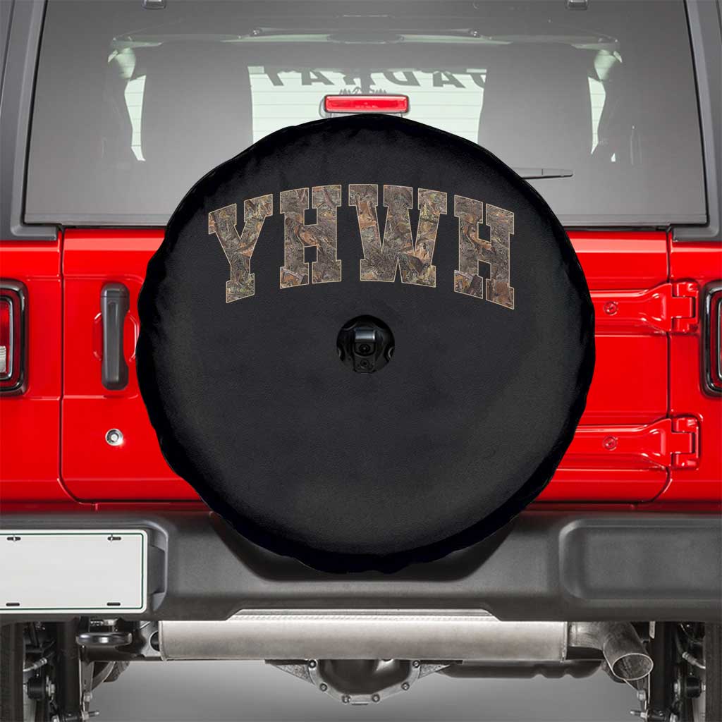 Camo YHWH Spare Tire Cover Christianity Jesus Preppy Christian Faith Bible Verse - Wonder Print Shop