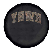 Camo YHWH Spare Tire Cover Christianity Jesus Preppy Christian Faith Bible Verse - Wonder Print Shop