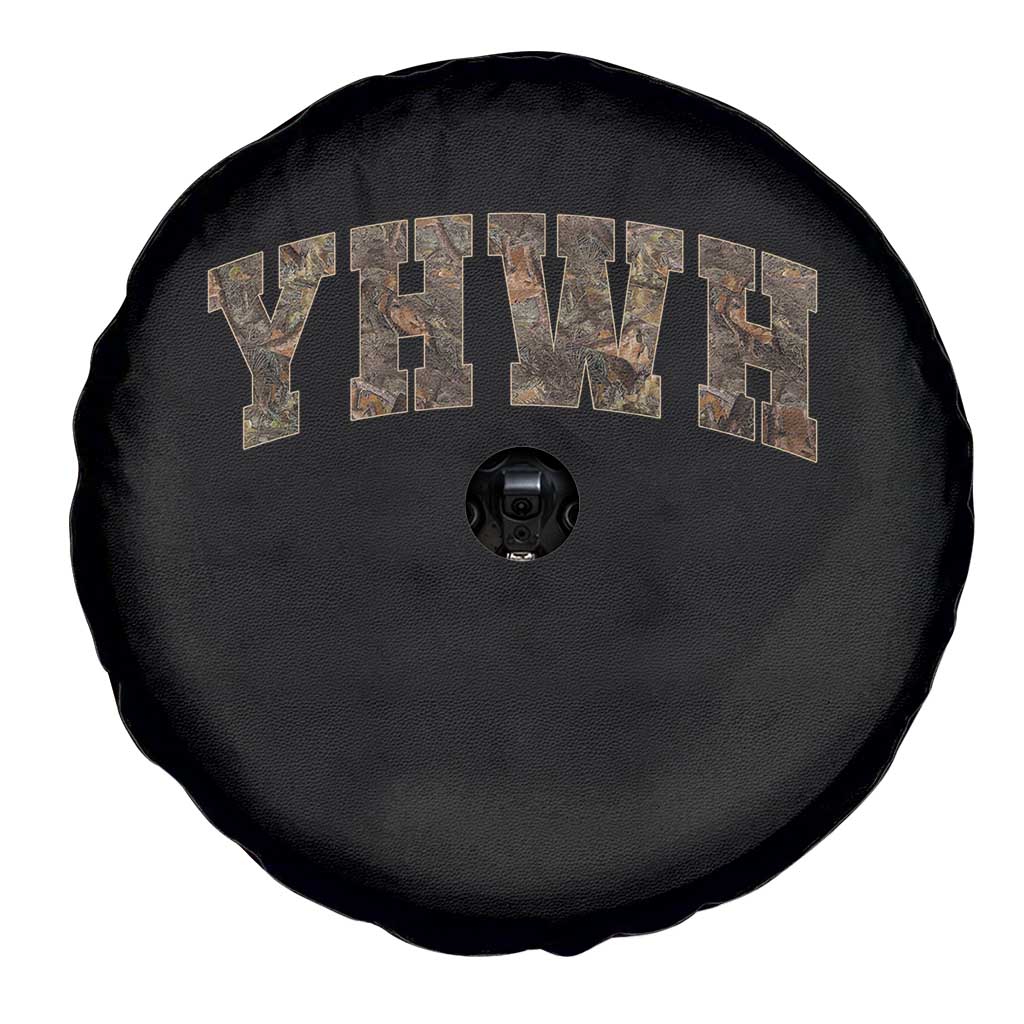 Camo YHWH Spare Tire Cover Christianity Jesus Preppy Christian Faith Bible Verse - Wonder Print Shop