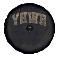 Camo YHWH Spare Tire Cover Christianity Jesus Preppy Christian Faith Bible Verse - Wonder Print Shop