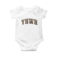 Camo YHWH Baby Onesie Christianity Jesus Preppy Christian Faith Bible Verse - Wonder Print Shop