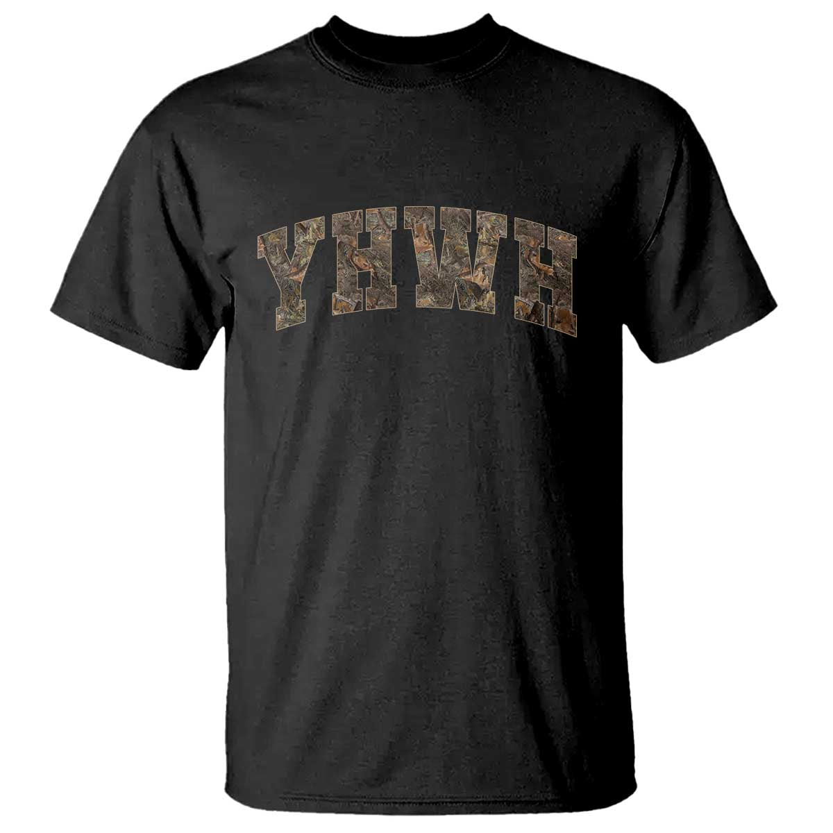 Camo YHWH T Shirt Christianity Jesus Preppy Christian Faith Bible Verse - Wonder Print Shop