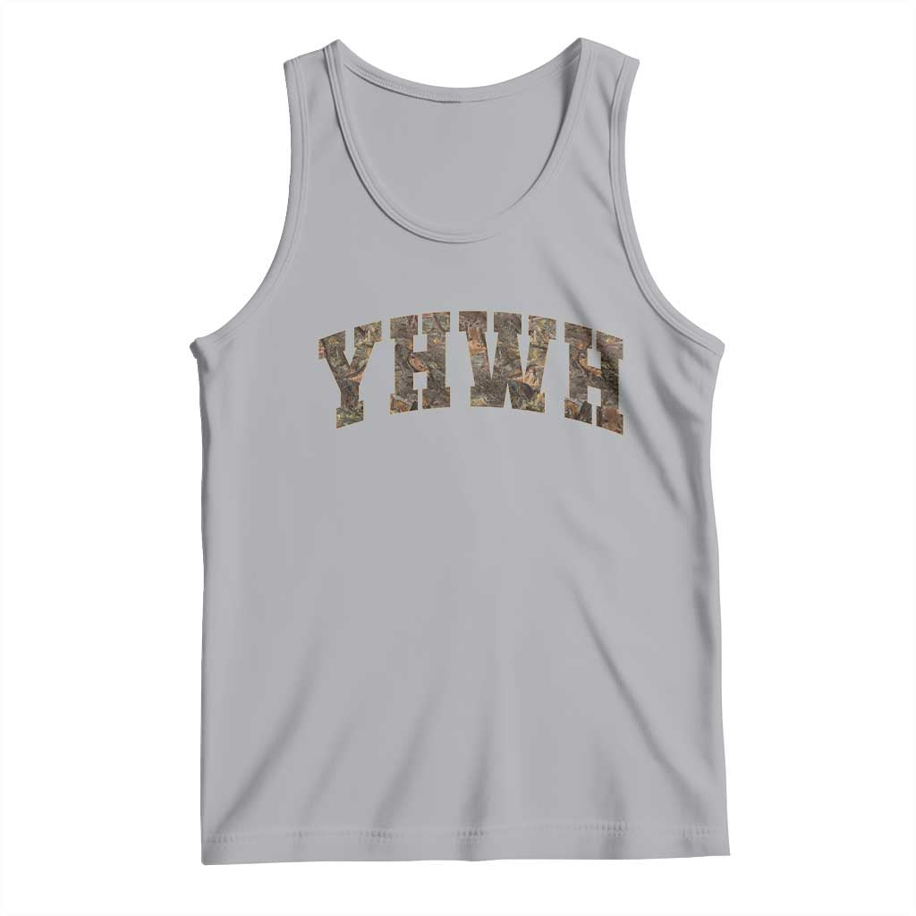 Camo YHWH Tank Top Christianity Jesus Preppy Christian Faith Bible Verse - Wonder Print Shop