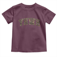 Camo YHWH Toddler T Shirt Christianity Jesus Preppy Christian Faith Bible Verse - Wonder Print Shop