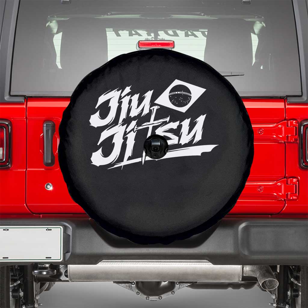 Brazilian Jiu Jitsu Spare Tire Cover Christian Cross BJJ Fighter Training Tee for Martial Arts Lovers - Wonder Print Shop