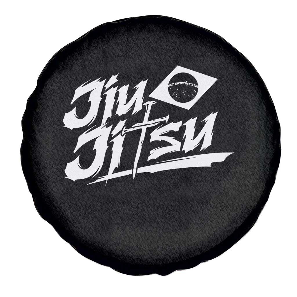 Brazilian Jiu Jitsu Spare Tire Cover Christian Cross BJJ Fighter Training Tee for Martial Arts Lovers - Wonder Print Shop