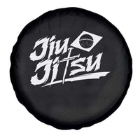 Brazilian Jiu Jitsu Spare Tire Cover Christian Cross BJJ Fighter Training Tee for Martial Arts Lovers - Wonder Print Shop