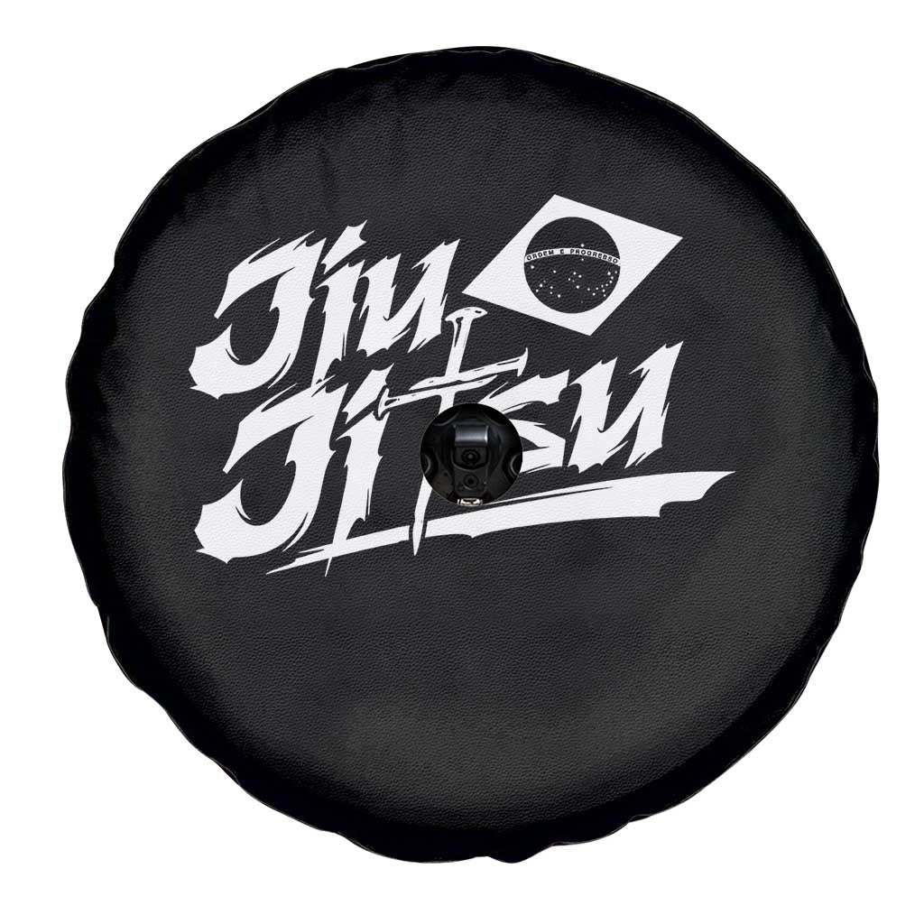 Brazilian Jiu Jitsu Spare Tire Cover Christian Cross BJJ Fighter Training Tee for Martial Arts Lovers - Wonder Print Shop