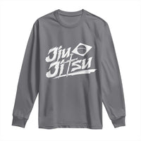 Brazilian Jiu Jitsu Long Sleeve Shirt Christian Cross BJJ Fighter Training Tee for Martial Arts Lovers - Wonder Print Shop