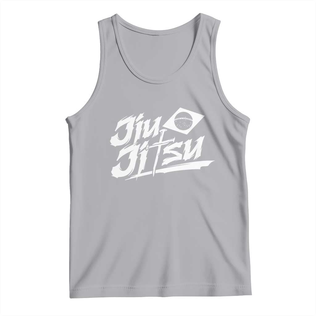 Brazilian Jiu Jitsu Tank Top Christian Cross BJJ Fighter Training Tee for Martial Arts Lovers - Wonder Print Shop