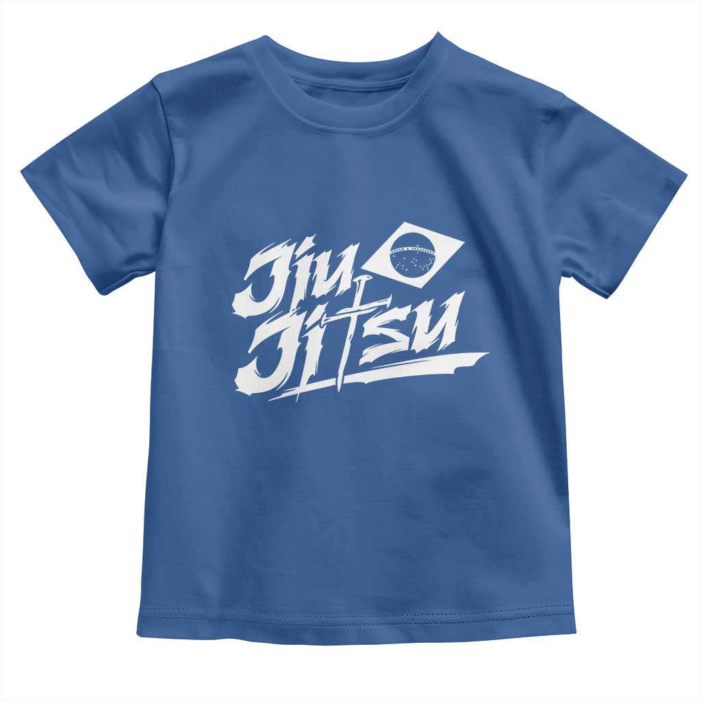 Brazilian Jiu Jitsu Toddler T Shirt Christian Cross BJJ Fighter Training Tee for Martial Arts Lovers - Wonder Print Shop