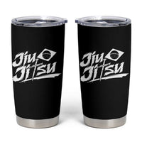 Brazilian Jiu Jitsu Tumbler Cup Christian Cross BJJ Fighter Training Tee for Martial Arts Lovers - Wonder Print Shop