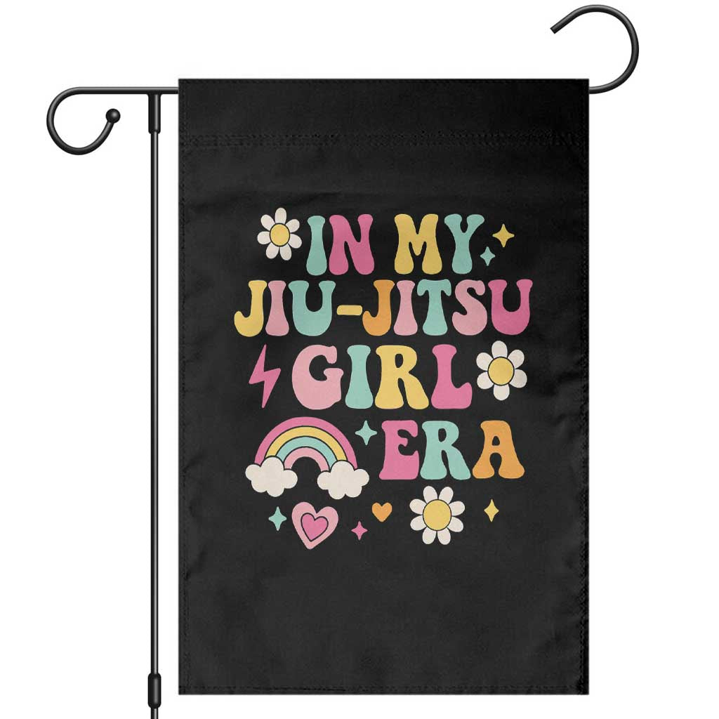 In My Jiu Jitsu Girl Era Garden Flag Retro Groovy BJJ Girls - Wonder Print Shop