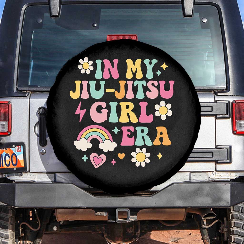 In My Jiu Jitsu Girl Era Spare Tire Cover Retro Groovy BJJ Girls - Wonder Print Shop