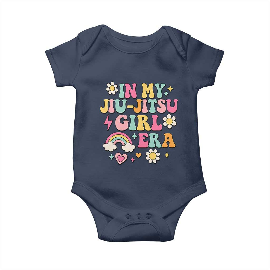 In My Jiu Jitsu Girl Era Baby Onesie Retro Groovy BJJ Girls - Wonder Print Shop