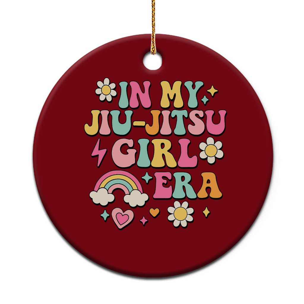 In My Jiu Jitsu Girl Era Ceramic Ornament Retro Groovy BJJ Girls - Wonder Print Shop