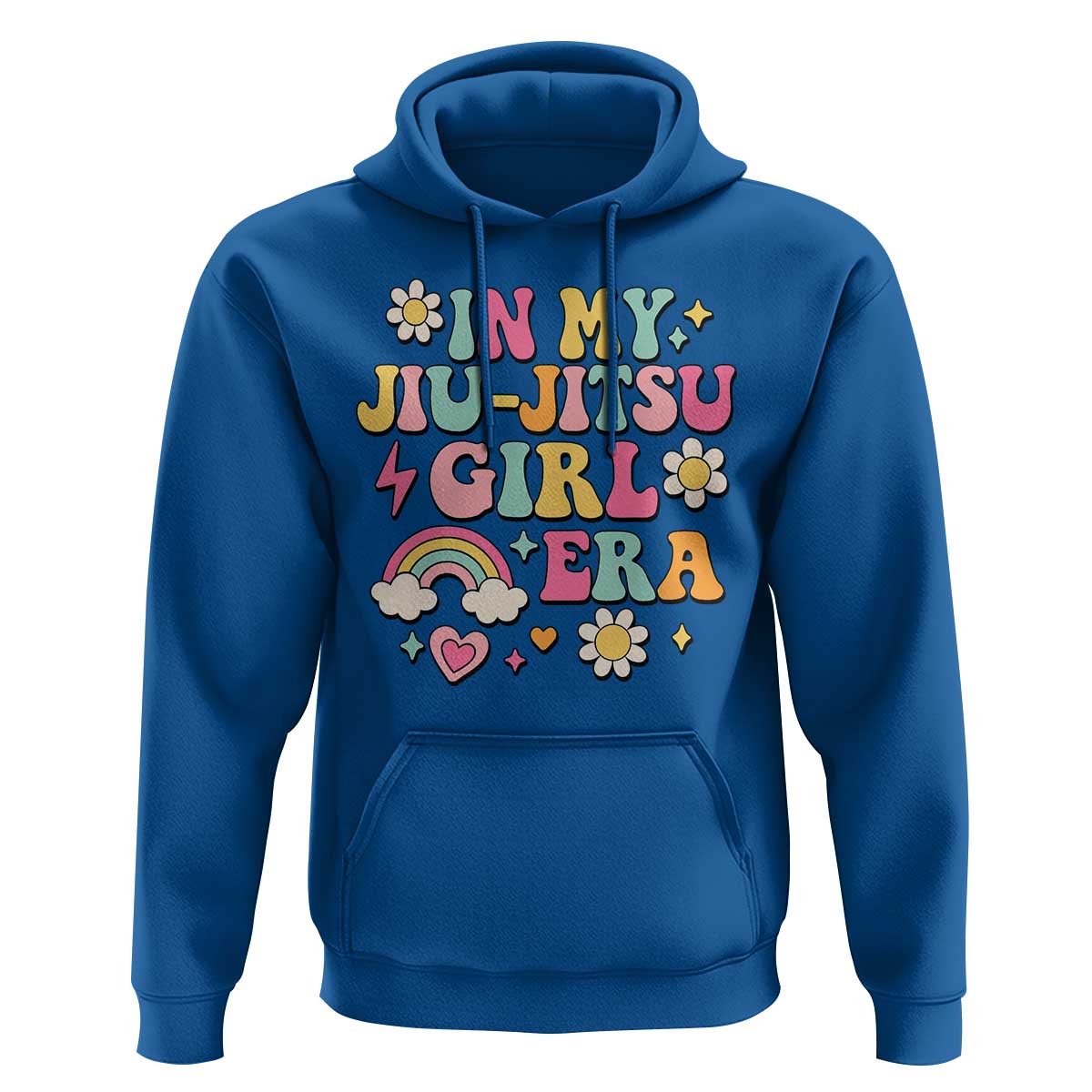 In My Jiu Jitsu Girl Era Hoodie Retro Groovy BJJ Girls - Wonder Print Shop