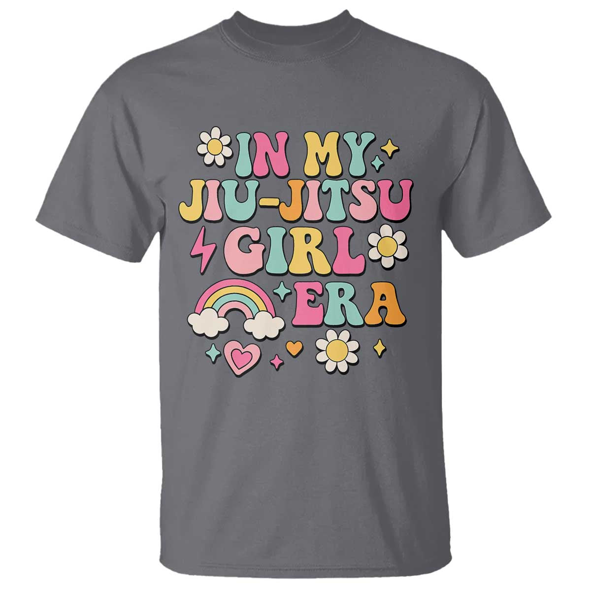 In My Jiu Jitsu Girl Era T Shirt Retro Groovy BJJ Girls - Wonder Print Shop