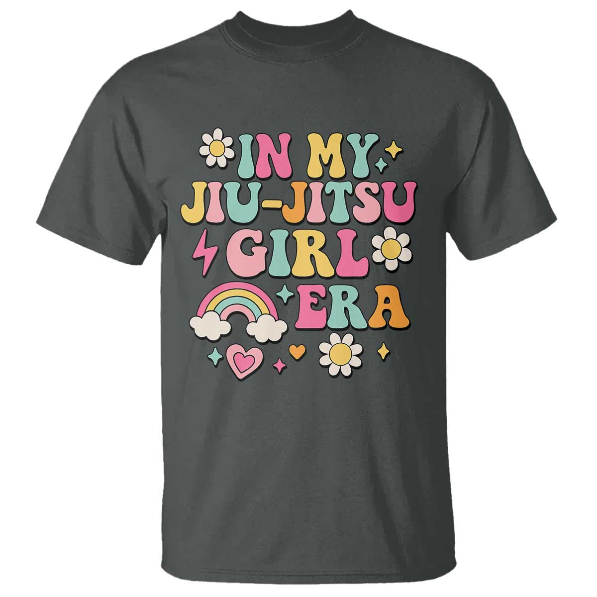 In My Jiu Jitsu Girl Era T Shirt Retro Groovy BJJ Girls - Wonder Print Shop