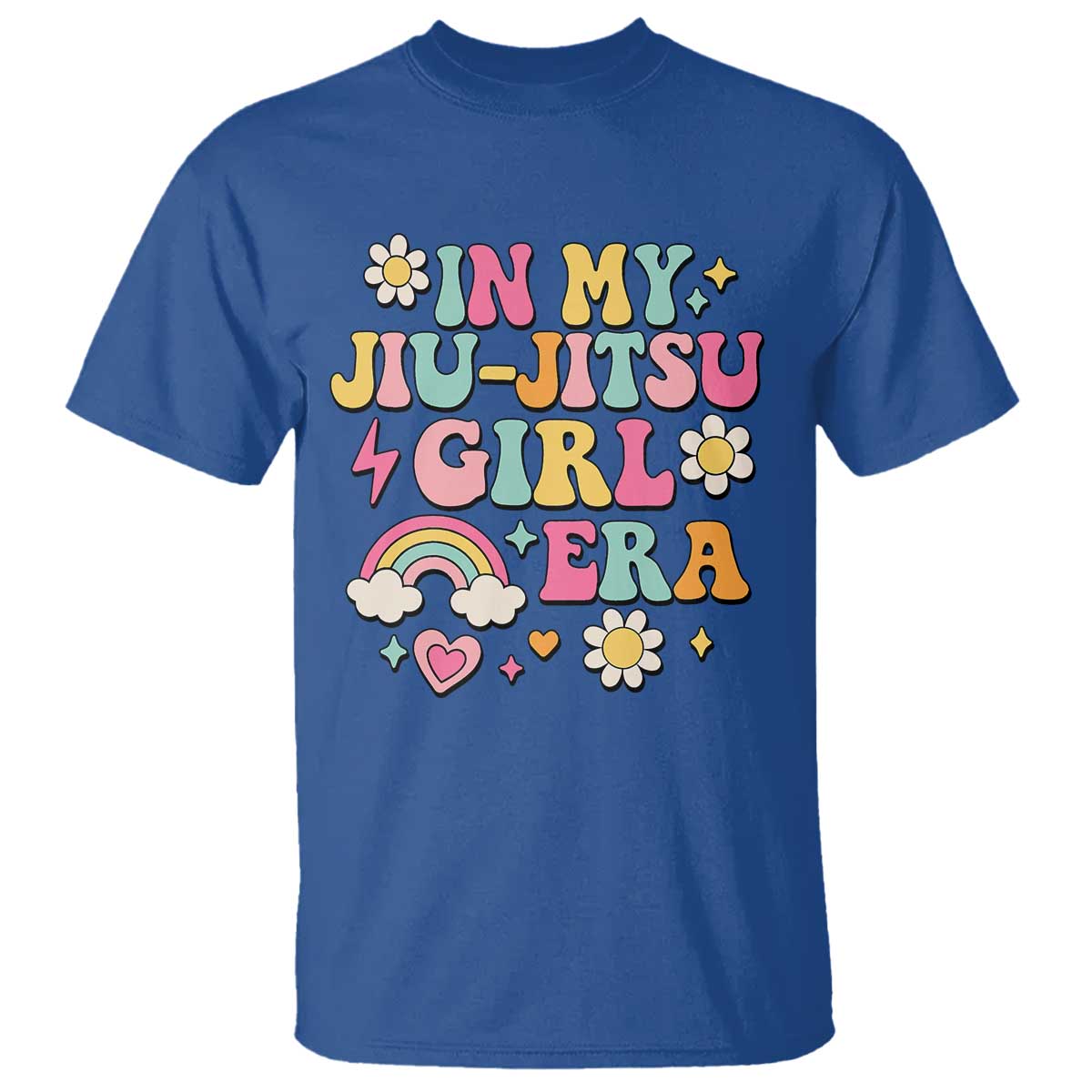 In My Jiu Jitsu Girl Era T Shirt Retro Groovy BJJ Girls - Wonder Print Shop