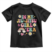 In My Jiu Jitsu Girl Era Toddler T Shirt Retro Groovy BJJ Girls - Wonder Print Shop