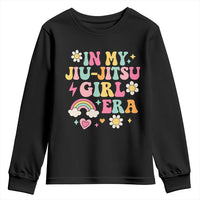 In My Jiu Jitsu Girl Era Youth Sweatshirt Retro Groovy BJJ Girls - Wonder Print Shop