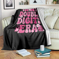 10 Years Old Birthday Girl Throw Blanket In My Double Digits Era - Wonder Print Shop