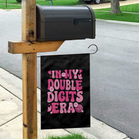 10 Years Old Birthday Girl Garden Flag In My Double Digits Era - Wonder Print Shop