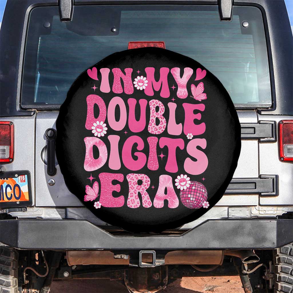 10 Years Old Birthday Girl Spare Tire Cover In My Double Digits Era - Wonder Print Shop