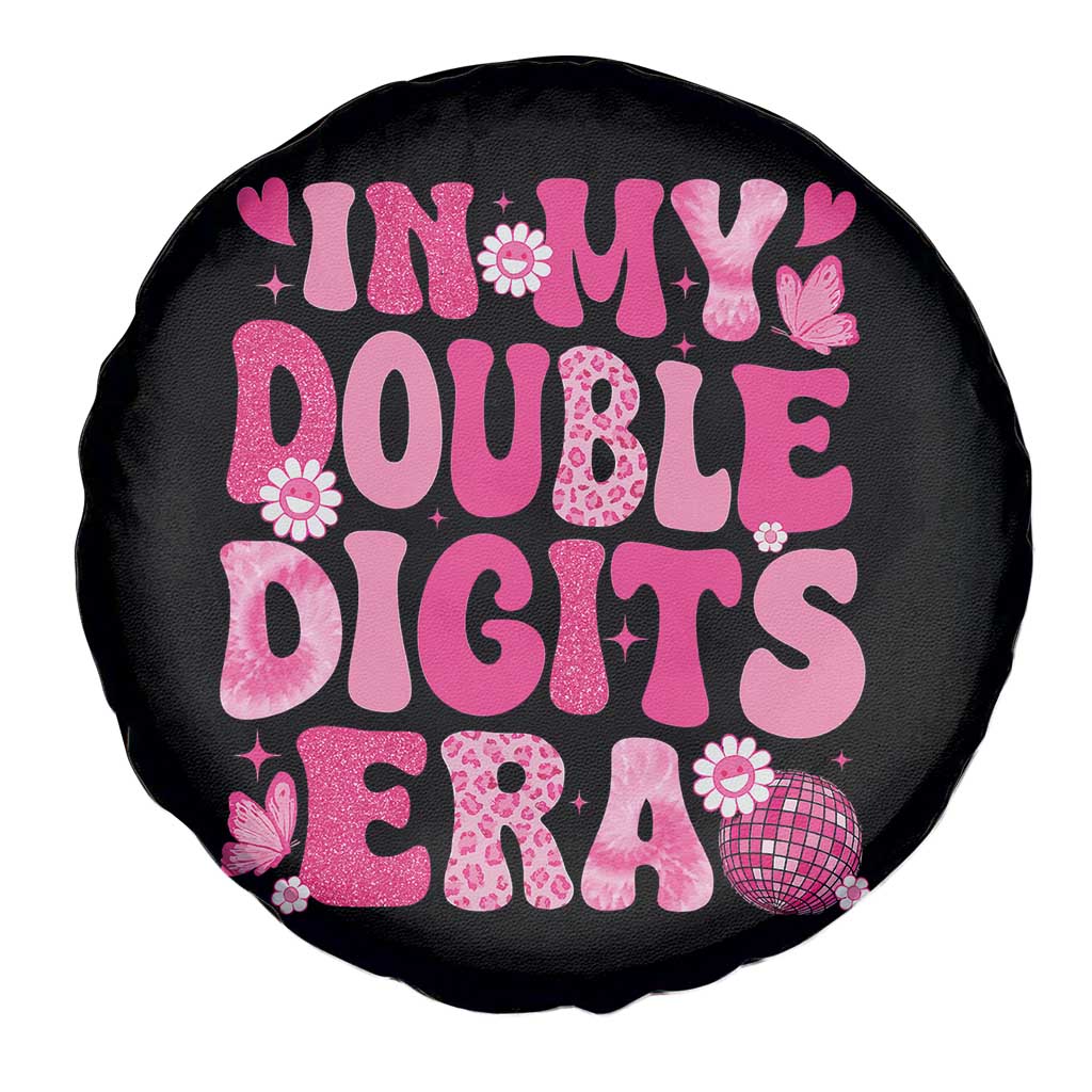 10 Years Old Birthday Girl Spare Tire Cover In My Double Digits Era - Wonder Print Shop