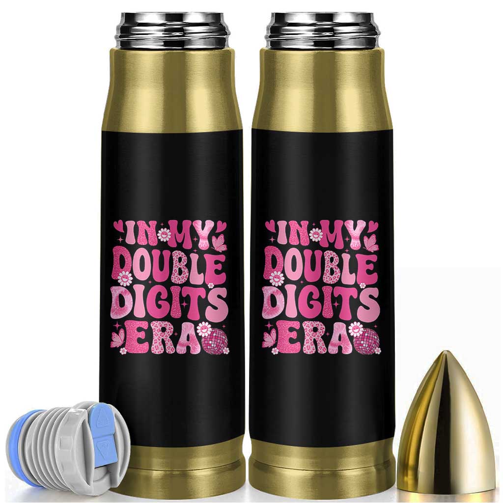 10 Years Old Birthday Girl Bullet Tumbler In My Double Digits Era - Wonder Print Shop