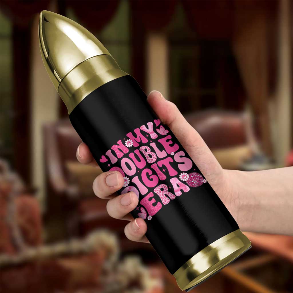 10 Years Old Birthday Girl Bullet Tumbler In My Double Digits Era - Wonder Print Shop