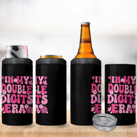 10 Years Old Birthday Girl 4 in 1 Can Cooler Tumbler In My Double Digits Era - Wonder Print Shop
