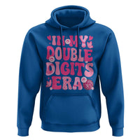 10 Years Old Birthday Girl Hoodie In My Double Digits Era - Wonder Print Shop