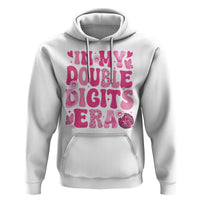 10 Years Old Birthday Girl Hoodie In My Double Digits Era - Wonder Print Shop