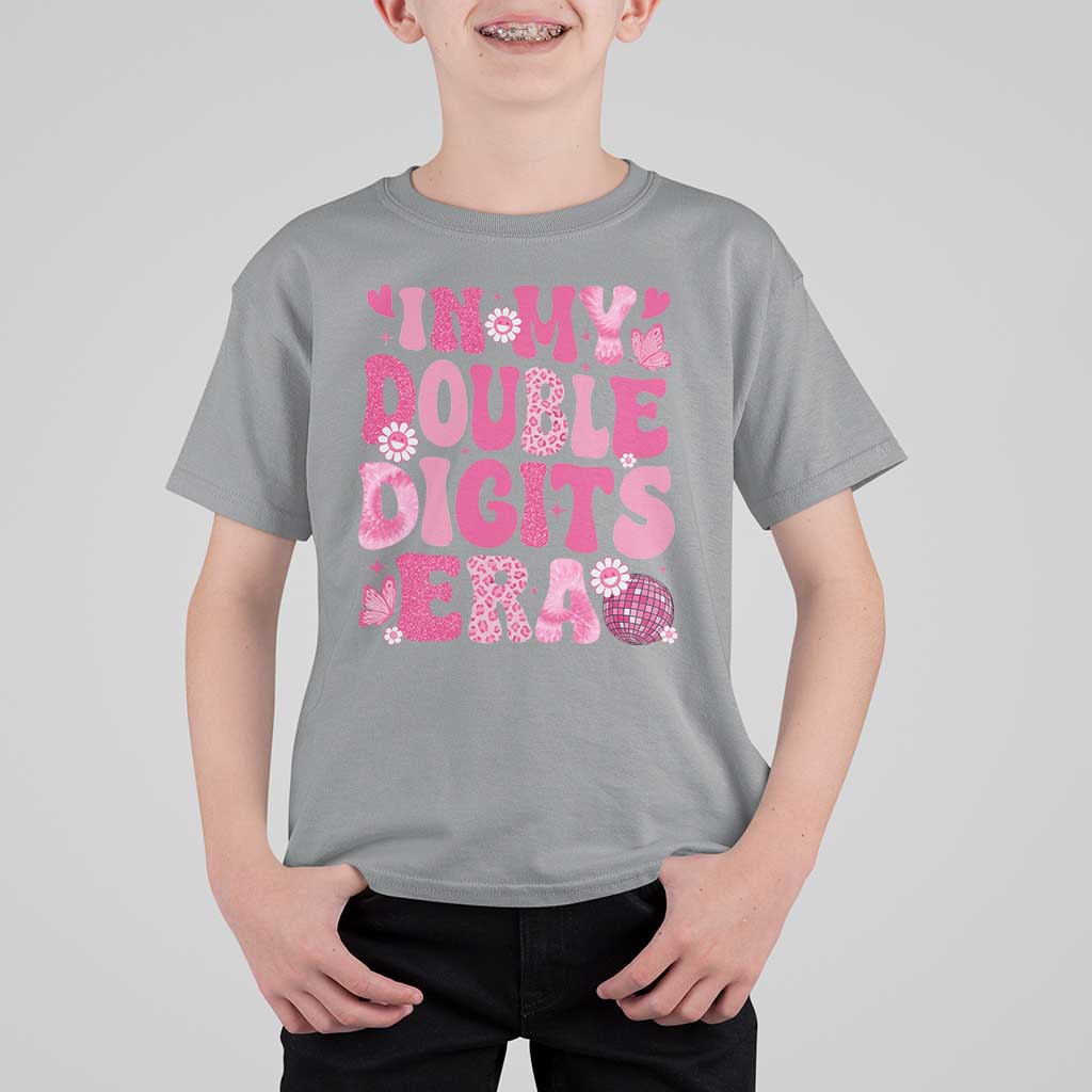 10 Years Old Birthday Girl T Shirt For Kid In My Double Digits Era - Wonder Print Shop